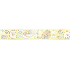 Cute Kawaii San-X Sumikko Gurashi Glitter Washi / Masking Deco Tape - C - for Scrapbooking Journal Planner Craft Agenda Schedule