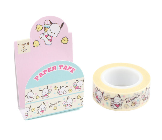 Japan Sanrio Washi Paper Masking Tape - Pochacco / Pancake