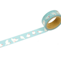 Cute Kawaii Hamamonyo Washi / Masking Deco Tape ♥ Bird for Scrapbooking Journal Planner Craft