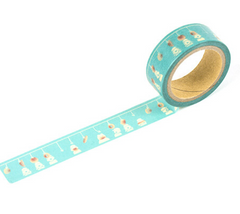 Cute Kawaii Hamamonyo Washi / Masking Deco Tape ♥ Kid Bread Game for Scrapbooking Journal Planner Craft