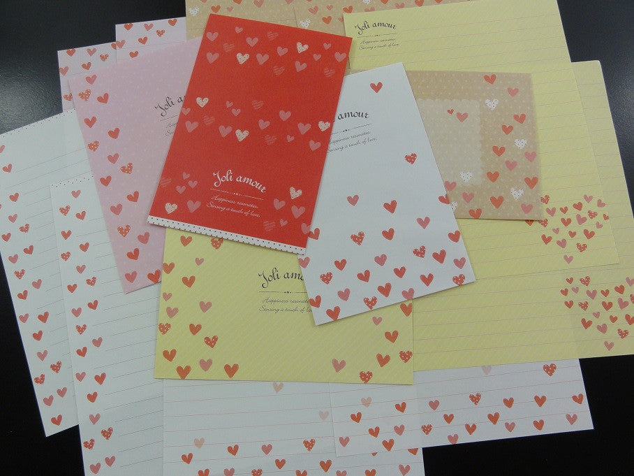 Kawaii Cute Q-Lia Joli Amour Heart Love Letter Sets