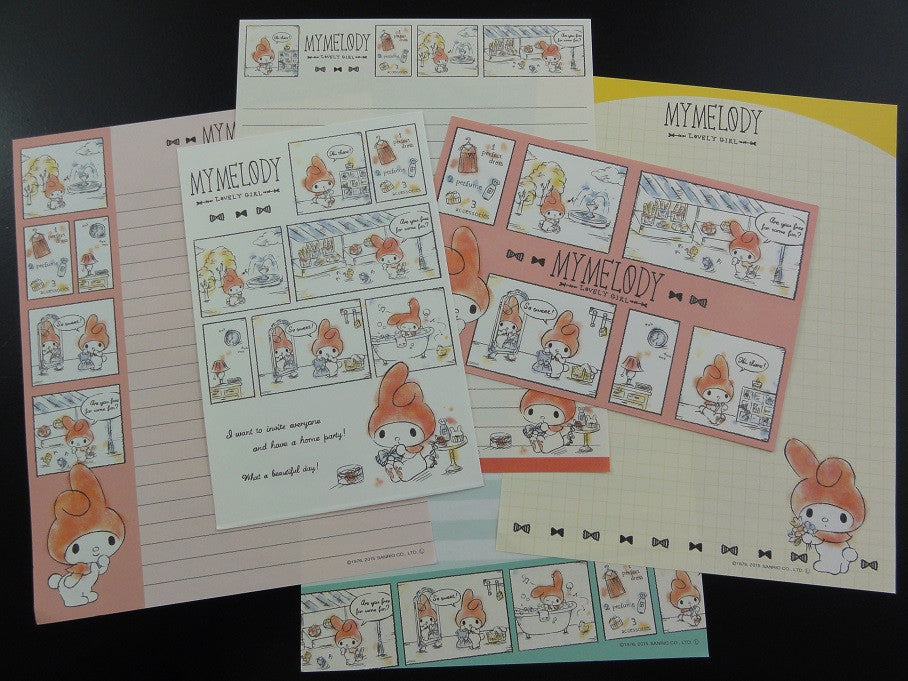 Cute Kawaii My Melody Home Party Letter Sets - Writing Paper Envelope Stationery