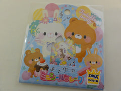 Cute Kawaii Crux Twinkle Party Bear Rabbit Stickers Flake Sack
