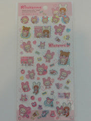 Cute Kawaii San-X Rilakkuma Bunny Glitter Sticker Sheet