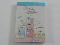 Cute Kawaii Q-Lia Adorable Puffy Hamster Mini Notepad / Memo Pad - Stationery Design Writing Collection