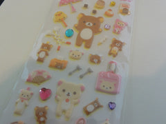 Cute Kawaii San-X Rilakkuma Spring Time Puffy Sticker Sheet