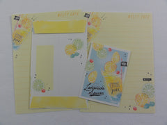 Cute Kawaii Crux Lemonade Season Juice Mini Letter Sets - Small Writing Note Envelope Set Stationery