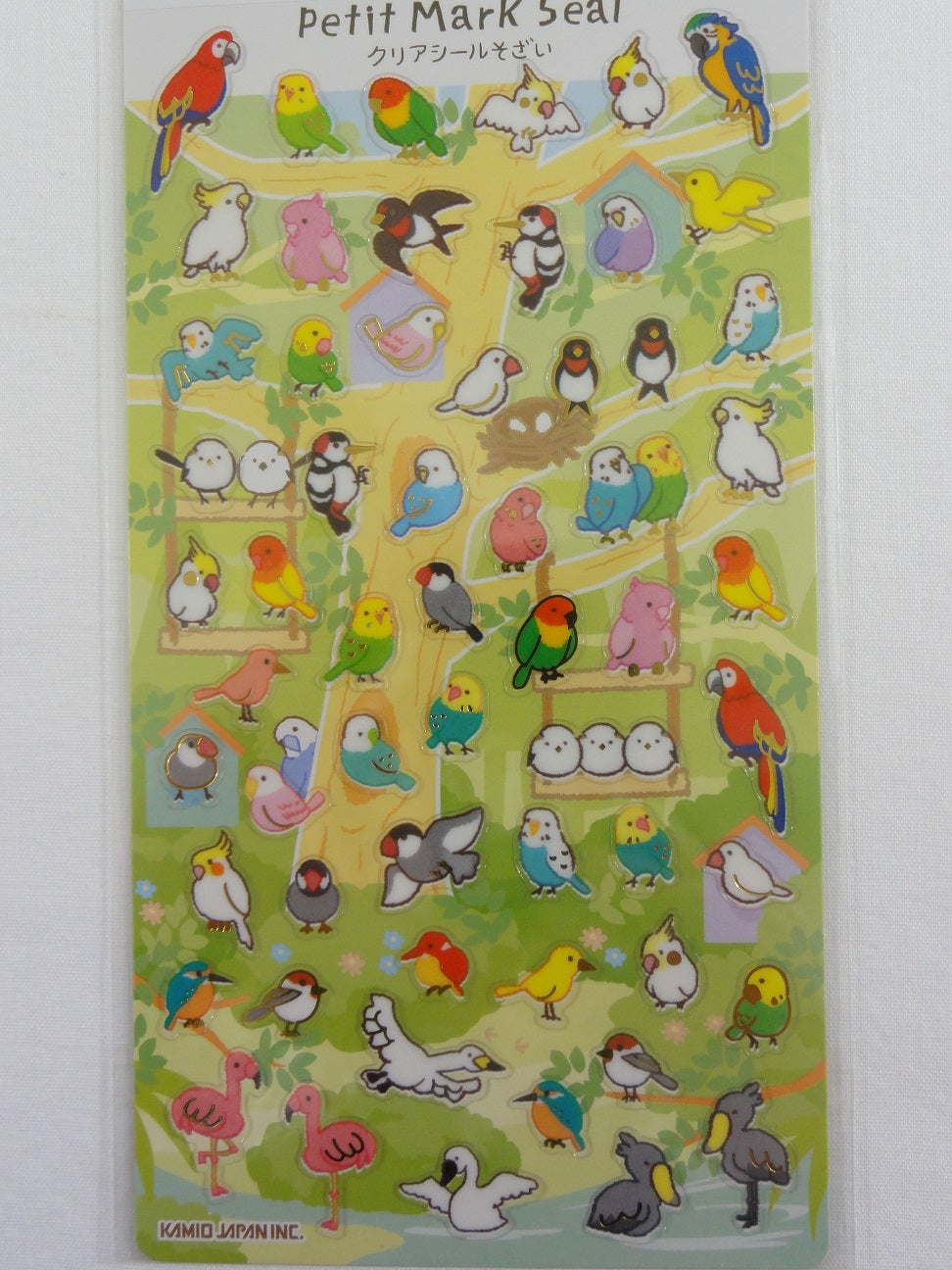 Cute Kawaii Kamio Birds Sticker Sheet - with Gold Accents - for Journal  Planner Craft Agenda Organizer Scrapbook