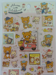 Cute Kawaii San-X Rilakkuma Sticker Sheet 2019 - Always with Rilakkuma A - for Planner Journal Scrapbook Craft