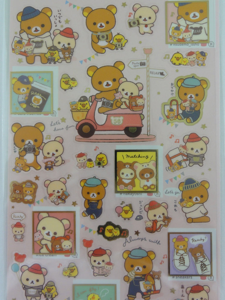 Cute Kawaii San-X Rilakkuma Sticker Sheet 2019 - Always with Rilakkuma –  Alwayz Kawaii