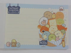 Cute Kawaii San-X Sumikko Gurashi Bakery Shop theme 4 x 6 Inch Notepad / Memo Pad - Stationery Designer Paper Collection