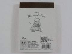 Cute Kawaii Kamio Winnie the Pooh Bear Mini Notepad / Memo Pad - Stationery Designer Paper Collection
