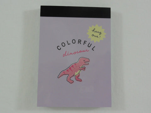 Cute Kawaii Crux Dino Mini Notepad / Memo Pad - A Colorful - Stationery Design Writing Collection