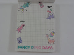 Cute Kawaii Crux Dino Mini Notepad / Memo Pad - B Fancy Days - Stationery Design Writing Collection