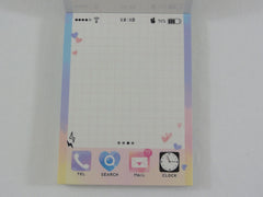 Cute Kawaii Crux My Secret Place phone Game Dream Mini Notepad / Memo Pad - Stationery Designer Paper Collection