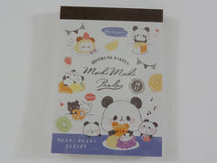 Cute Kawaii Kamio Mochi Panda Mini Notepad / Memo Pad - R - Stationery Designer Writing Paper Collection