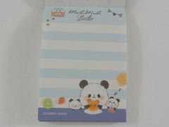 Cute Kawaii Kamio Mochi Panda Mini Notepad / Memo Pad - R - Stationery Designer Writing Paper Collection