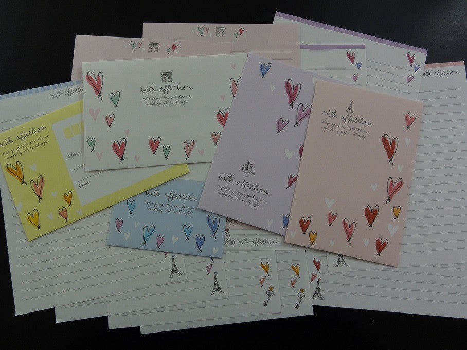 z Crux With Affection Hearts Letter Sets