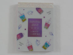 Cute Kawaii Kamio Bubble Tea Unicorn Drinks Mini Notepad / Memo Pad - Stationery Designer Writing Paper Collection