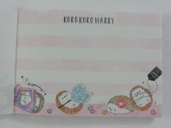 Cute Kawaii Crux Hedgehog Candy Friends Mini Notepad / Memo Pad - Stationery Designer Paper Collection