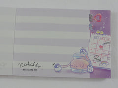 Cute Kawaii Crux Keshikko Stationery Unicorn Hedgehog Cat Penguin Seal Animal Mini Notepad / Memo Pad - A - Stationery Designer Paper Collection