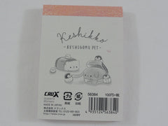 Cute Kawaii Crux Keshikko Stationery Unicorn Hedgehog Cat Penguin Seal Animal Mini Notepad / Memo Pad - A - Stationery Designer Paper Collection