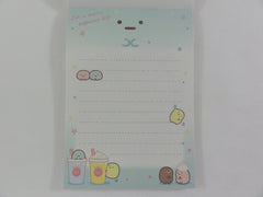 Cute Kawaii San-X Sumikko Gurashi Tapioca Bubble Drink 4 x 6 Inch Notepad / Memo Pad - A - Stationery Designer Paper Collection