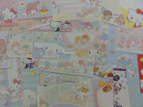 Cute Kawaii Cinnamoroll Hello Kitty My Melody Little Twin Stars Paper Memo Note Set Sanrio