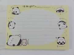 Cute Kawaii San-X Hamipa Panda 4 x 6 Inch Notepad / Memo Pad - A - Stationery Designer Paper Collection
