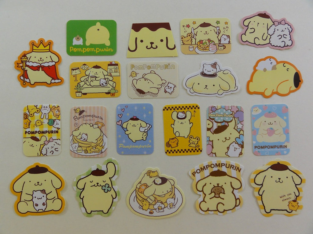 Sanrio Pom Pom Purin Flake Sack Stickers - 2016