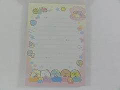 Cute Kawaii San-X Sumikko Gurashi Ocean Sea Beach 4 x 6 Inch Notepad / Memo Pad - Stationery Designer Paper Collection