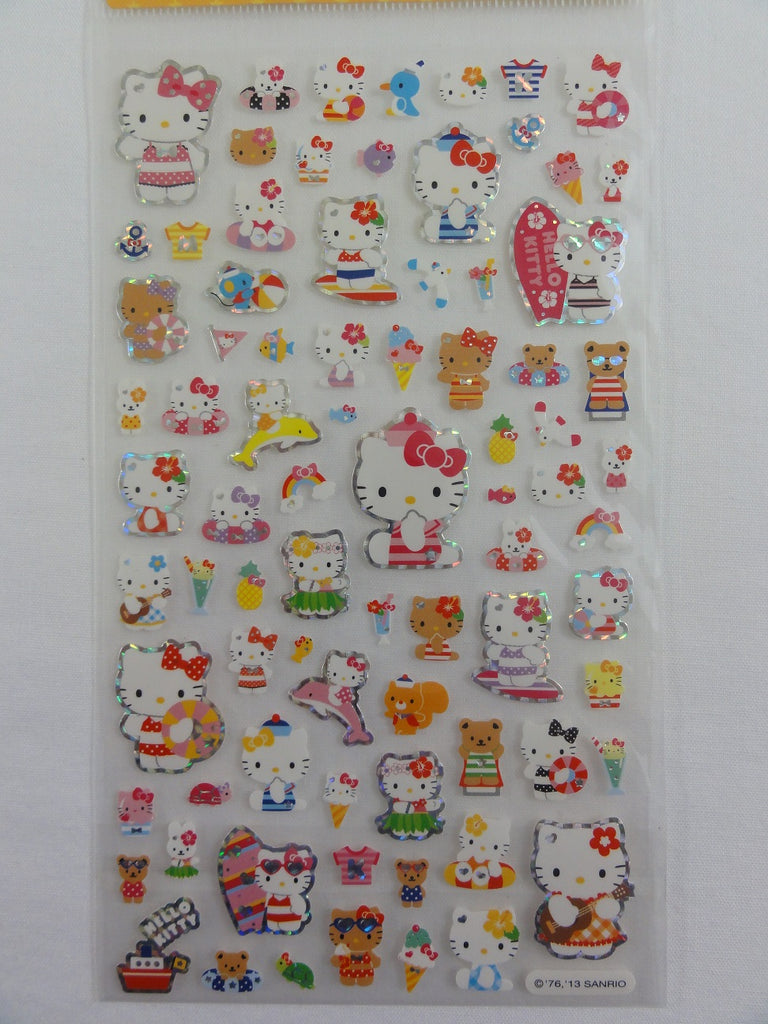Hello Kitty Raised Sticker Sheet in Display- 6 PACK 