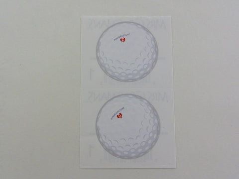 Mrs Grossman Golf Ball Sticker Sheet / Module - Vintage & Collectible