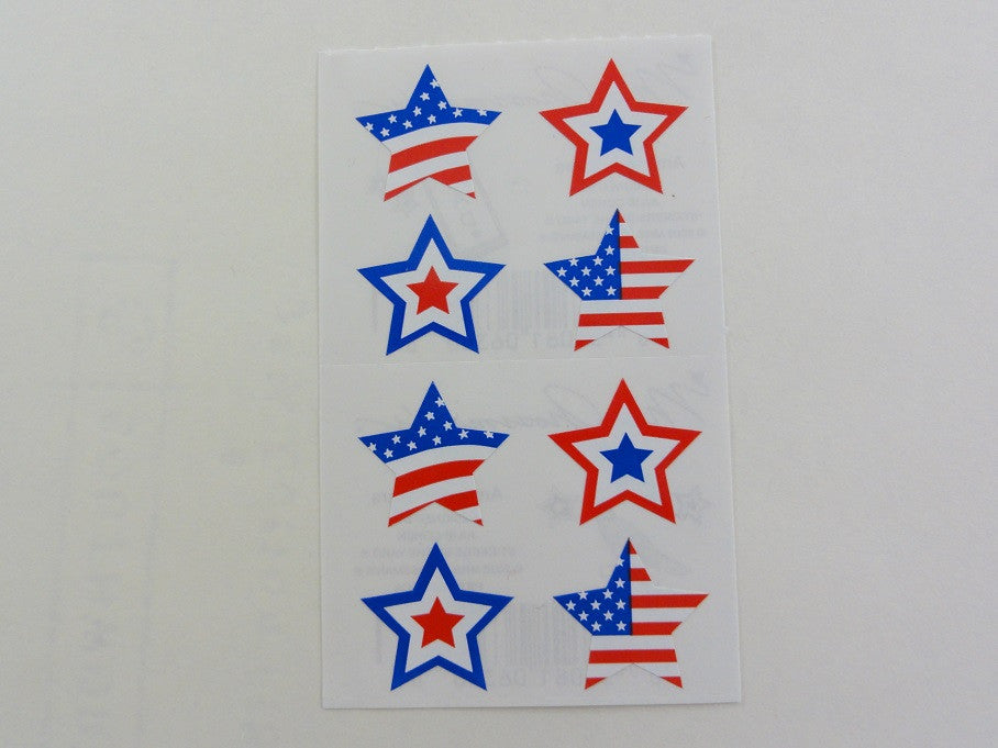 Mrs Grossman American Stars Sticker Sheet / Module - Vintage & Collectible 2002