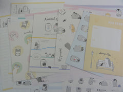 Cute Kawaii Kamio Hedgehog Dog and Penguin Letter Sets - Stationery Writing Paper Envelope Penpal