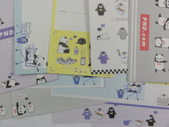 Cute Kawaii Kamio Panda n Penguin Letter Sets - Stationery Writing Paper Envelope Penpal