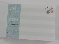 Cute Kawaii Crux My Dear Dinosaur Mini Notepad / Memo Pad - Stationery Designer Paper Collection