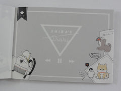 Cute Kawaii Kamio Dog n Penguin Mini Notepad / Memo Pad - Stationery Designer Paper Collection