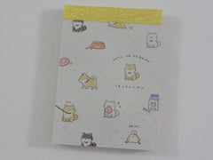 Cute Kawaii Kamio Dog Juicy na Shibainu Mini Notepad / Memo Pad - Stationery Designer Paper Collection