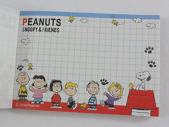 Cute Kawaii Snoopy Friends Mini Notepad / Memo Pad - Stationery Designer Writing Paper Collection