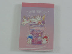 Cute Kawaii Sanrio Little Twin Stars Unicorn Mini Notepad / Memo Pad - Stationery Designer Paper Collection