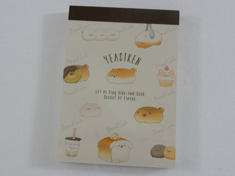 Cute Kawaii Kamio Bread Yeastken Bakery Cafe Mini Notepad / Memo Pad - D - Stationery Designer Writing Paper Collection