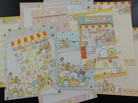 Kawaii Cute San-X Sumikko Gurashi Sweet Snack Shop Letter Sets - A