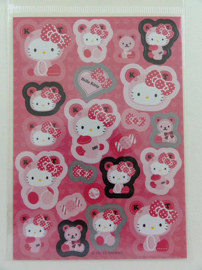 Cute Kawaii Sanrio Hello Kitty Bear Sticker Sheet - 2012
