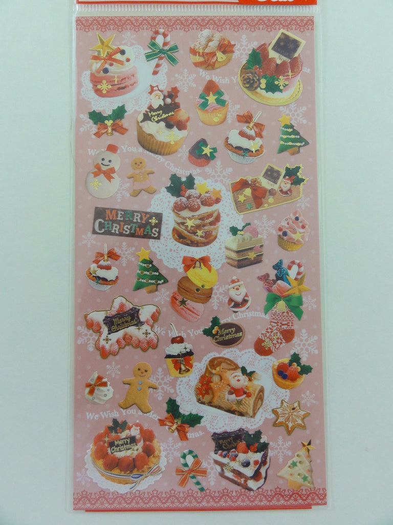 z Cute Kawaii Mind Wave Strawberry Cake Pastry Sticker Sheet