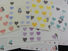 Kawaii Cute Crux My Love to You Hearts Animals Letter Sets