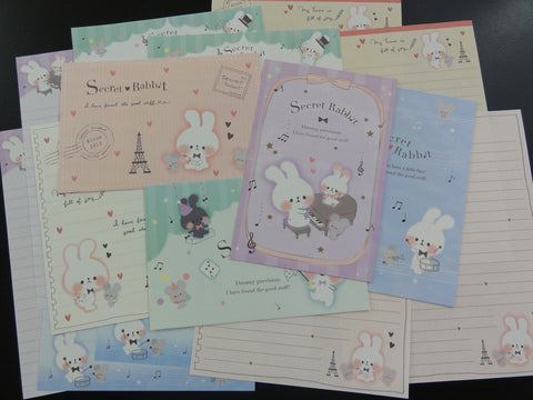 Kawaii Cute Kamio Secret Rabbit Letter Sets - A