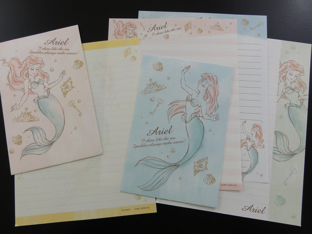 z Cute Kawaii Kamio Ariel Fairy Tale Letter Sets - B