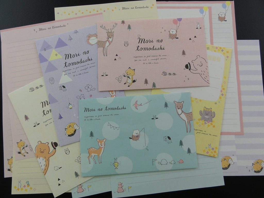 Cute Kawaii Crux Mori no Tomodachi Animals Forest Letter Sets