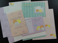 Cute Kawaii HTF Little Twin Stars Kiki Lala Another Day of Fun Sparkles Letter Sets - Writing Paper Envelope Stationery